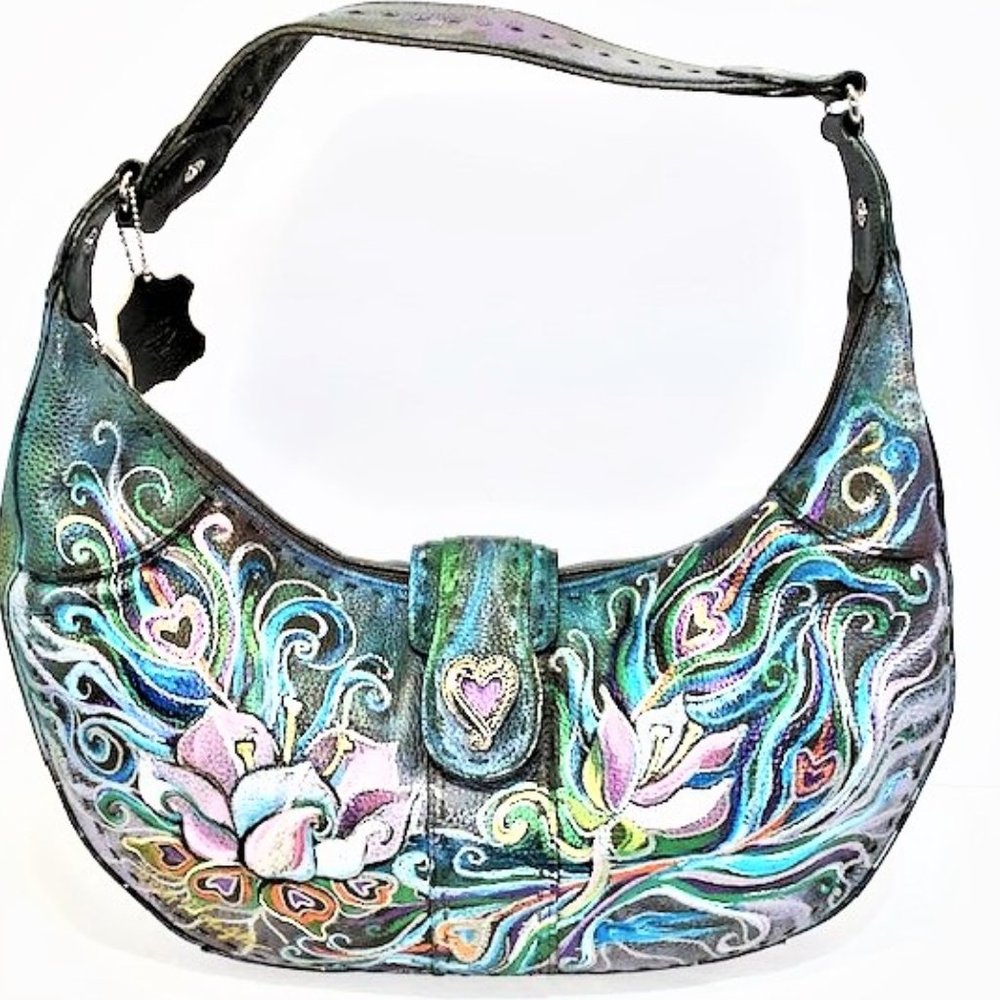 Rare MADI CLAIRE Crescent Hobo Purse
